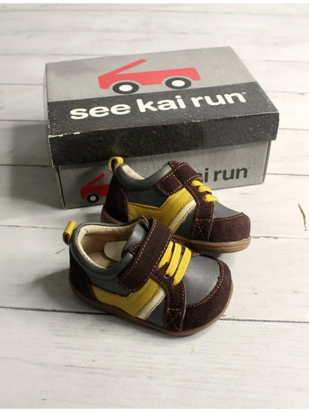 See Kai Run Baby Boy's Leather Shoes Size 3